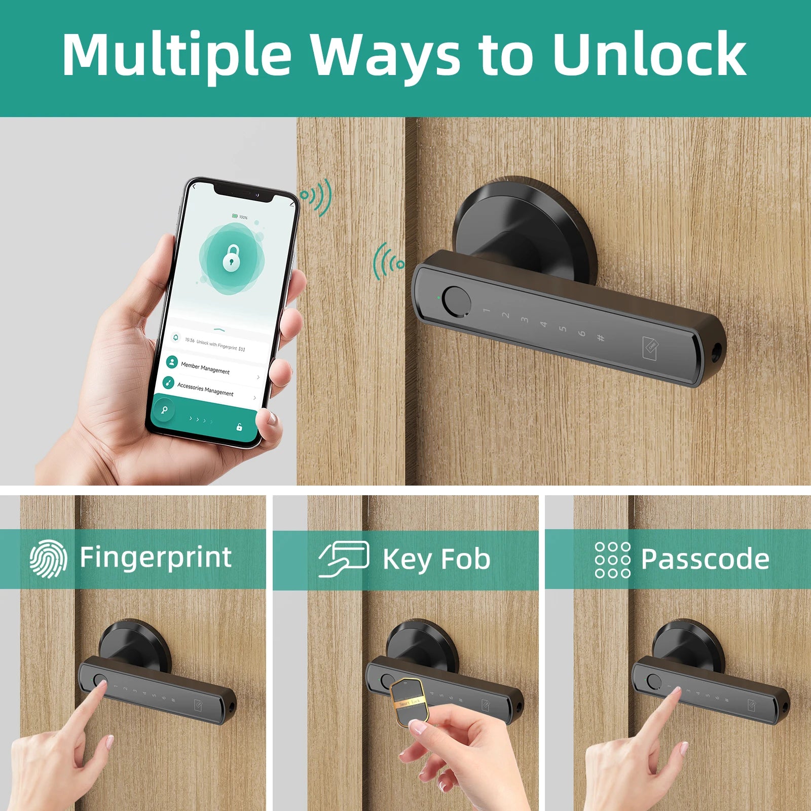 Fingerprint Enabled Door Lock