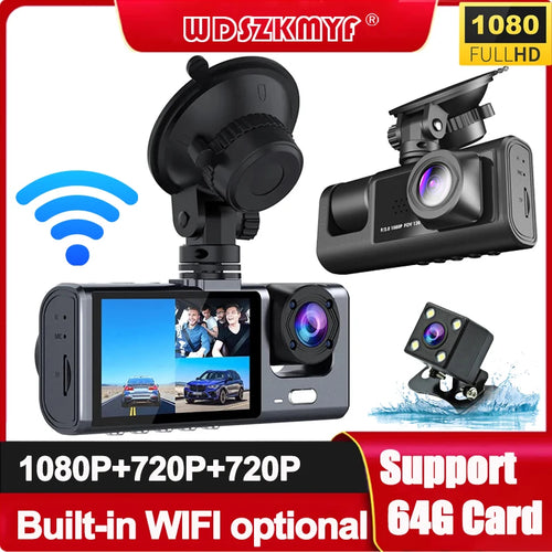 3-Channel Dash Cam Pro