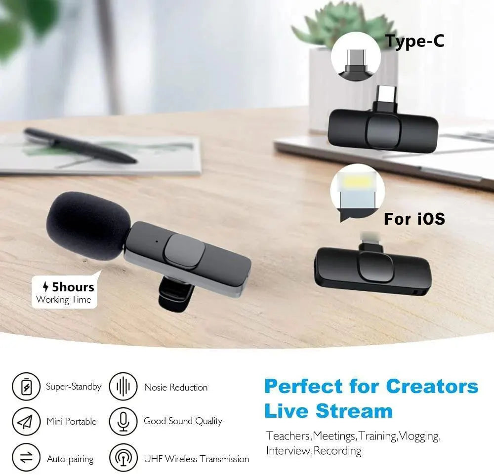 Wirless clip-on Mic