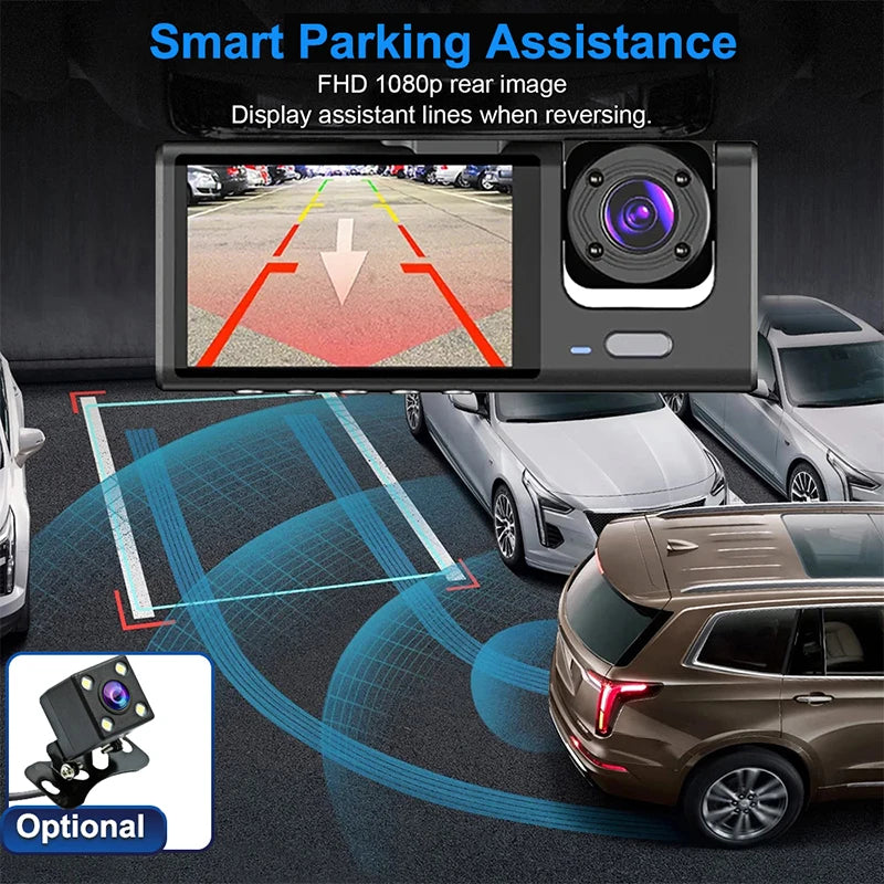 3-Channel Dash Cam Pro