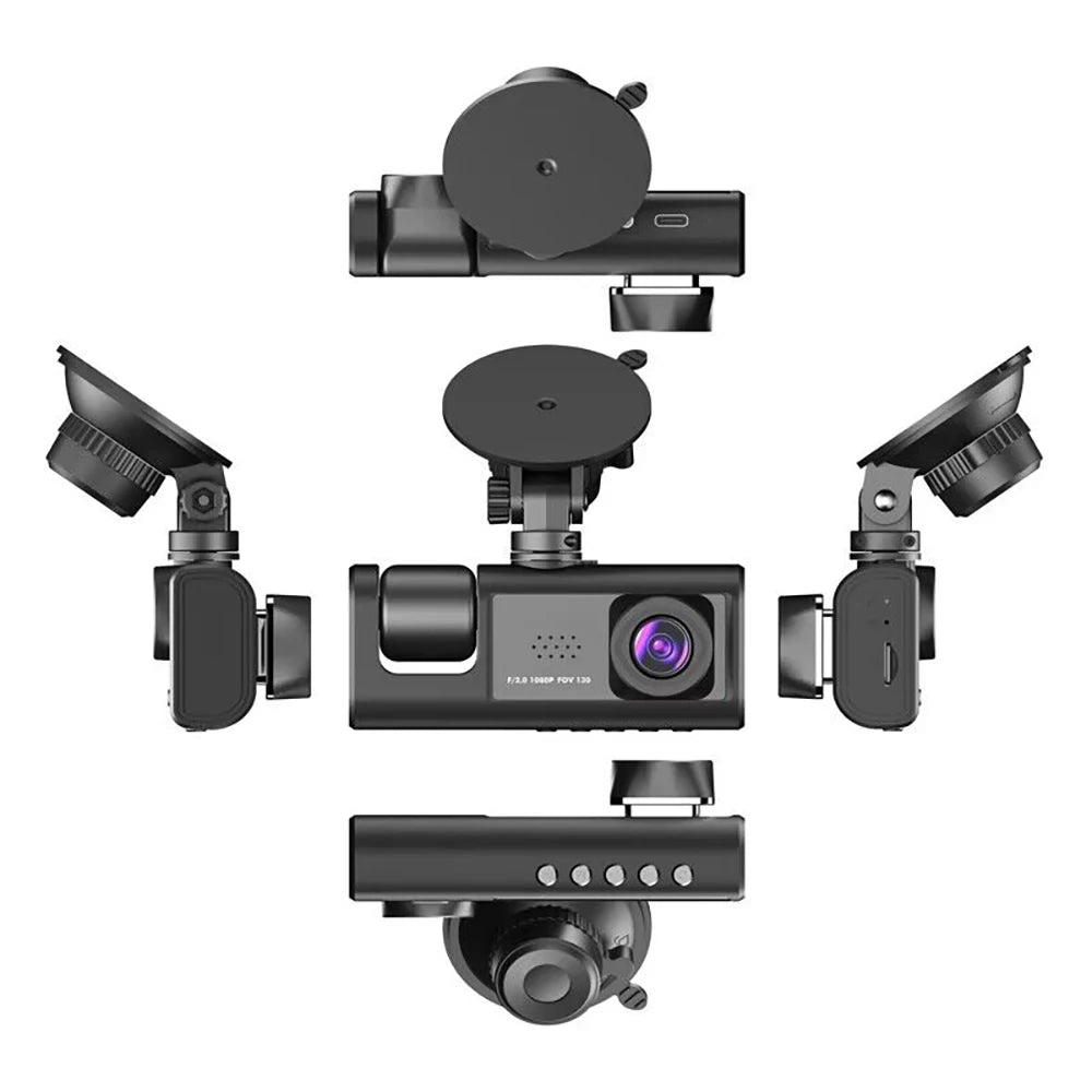 3-Channel Dash Cam Pro