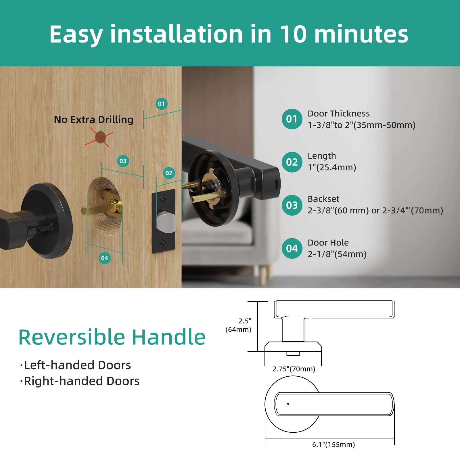 Fingerprint Enabled Door Lock