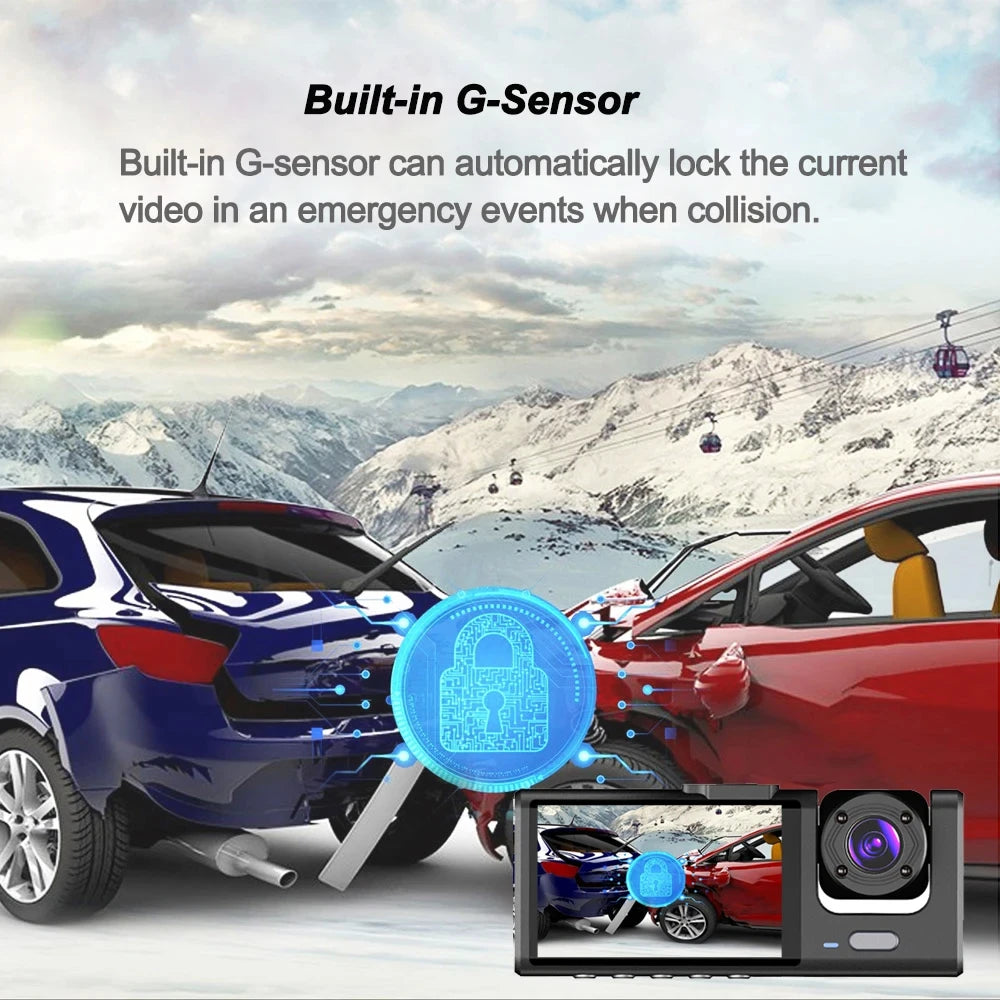 3-Channel Dash Cam Pro