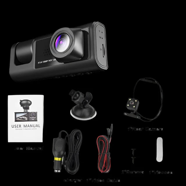 3-Channel Dash Cam Pro