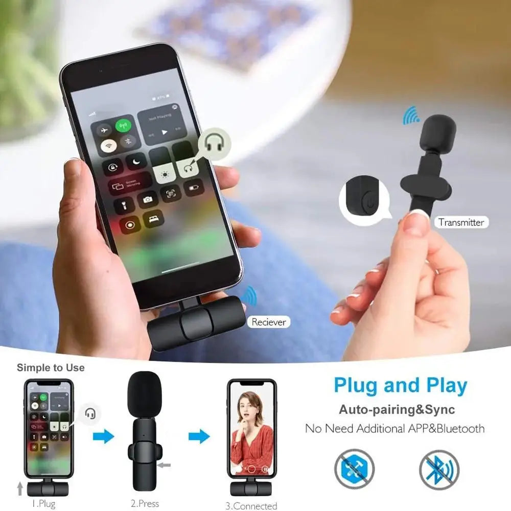 Wirless clip-on Mic