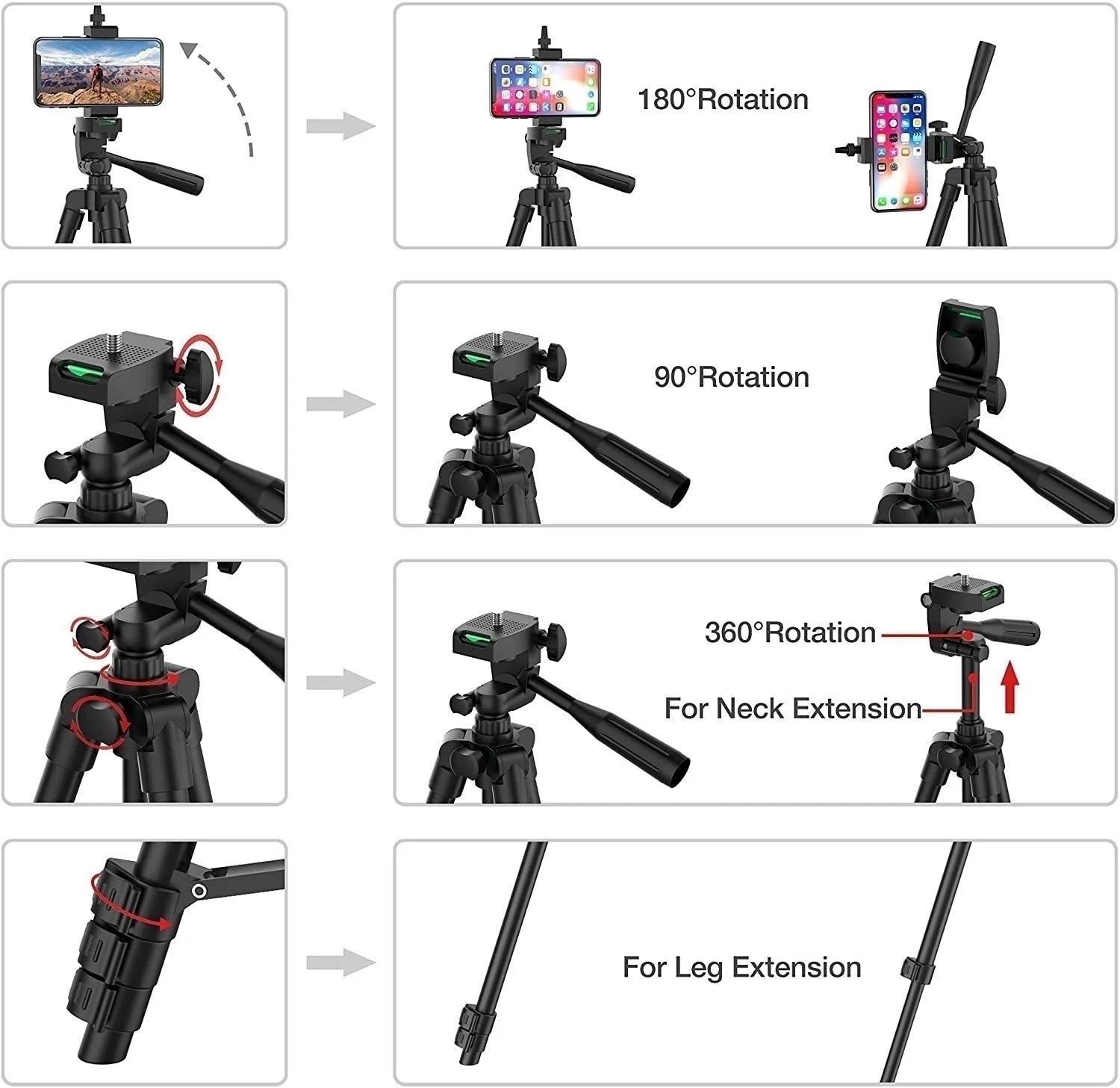 Shoot like a pro! 100cm Tripod
