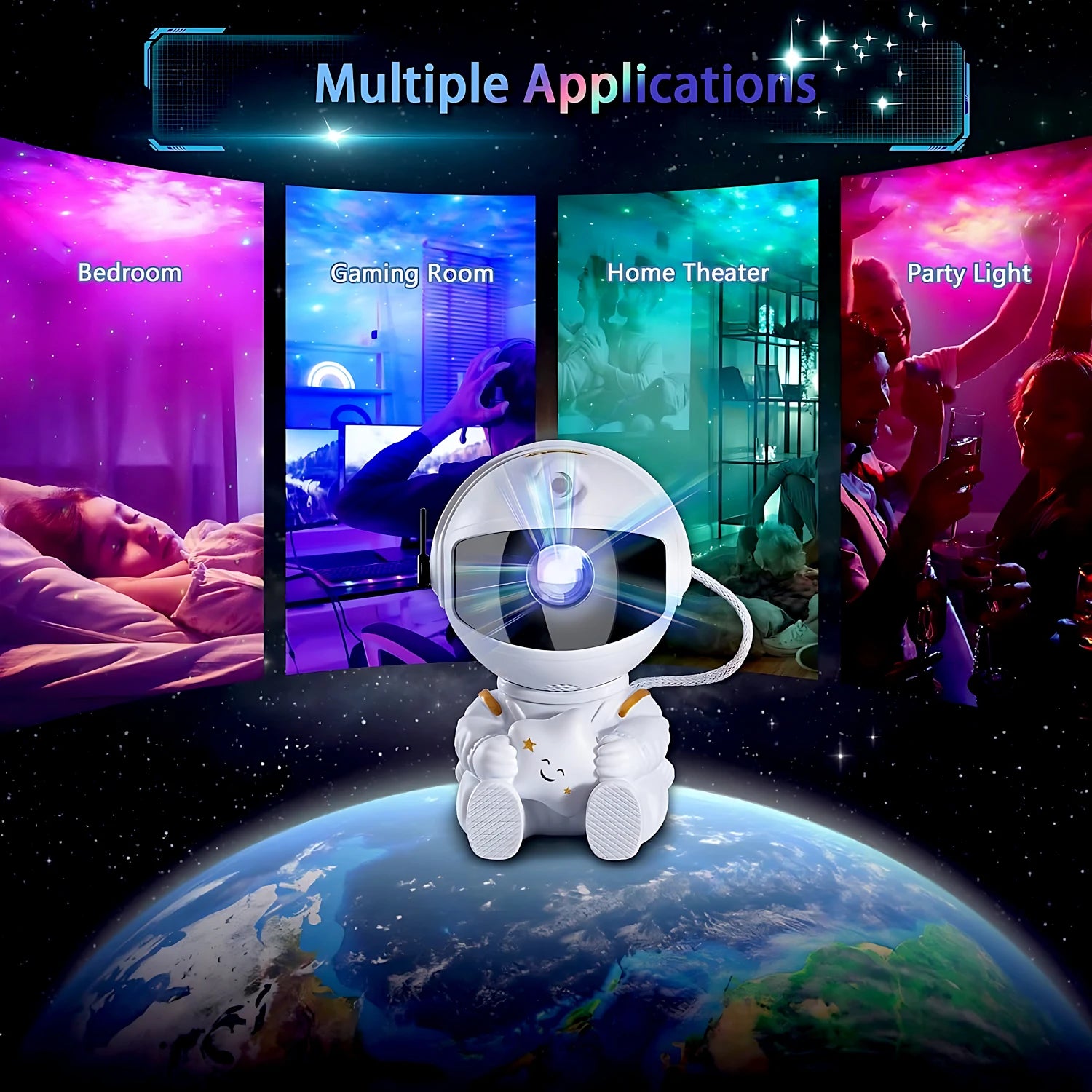 Astronaut space projector