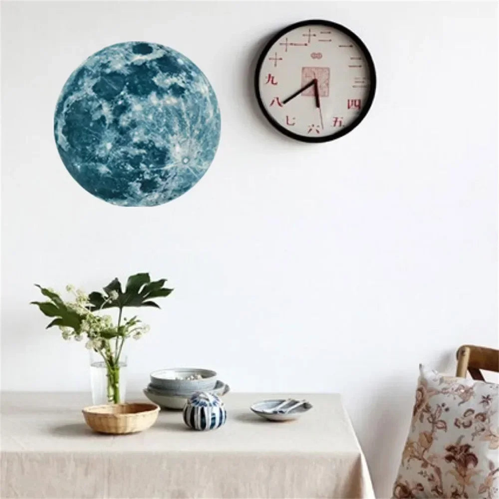 Glow in The Dark Moon Wall Stickers