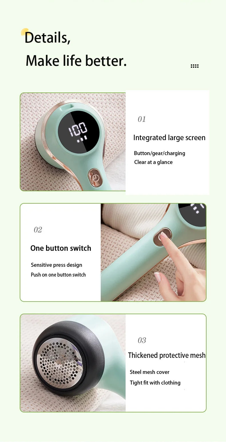 Electric lint remover