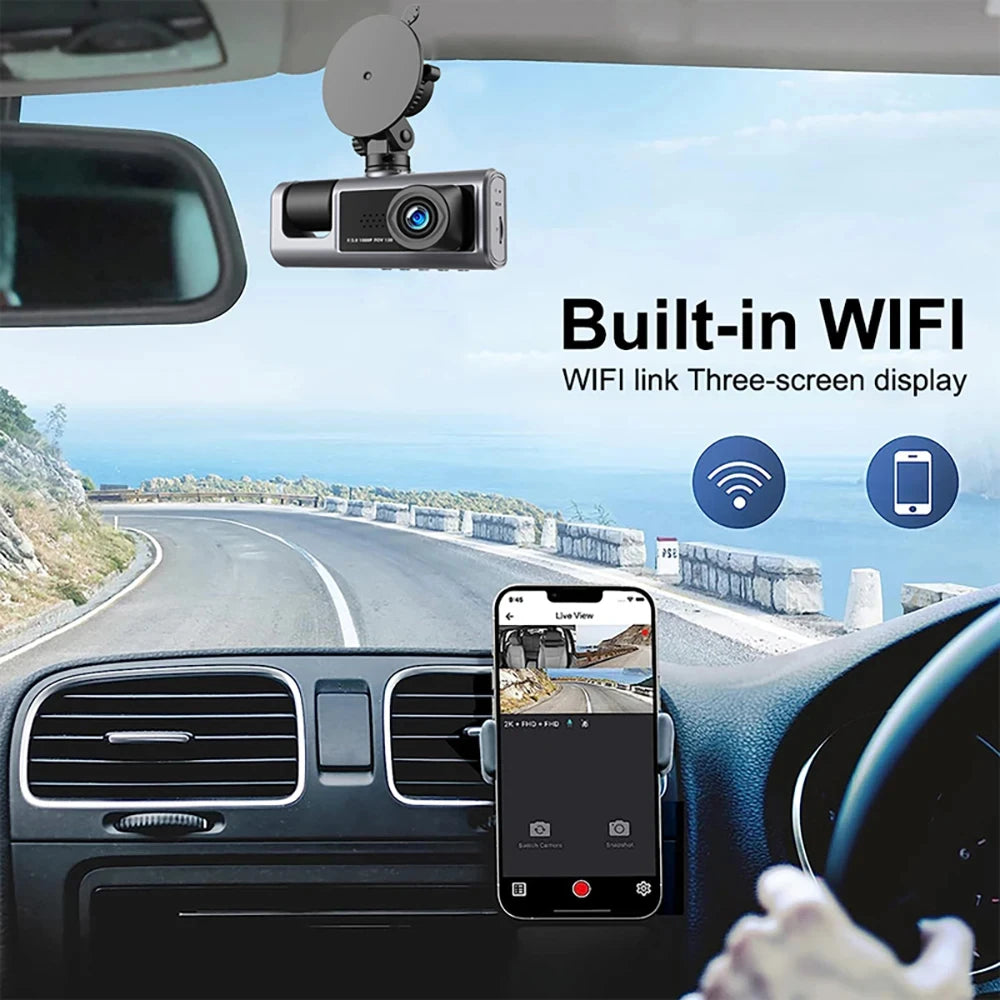 3-Channel Dash Cam Pro