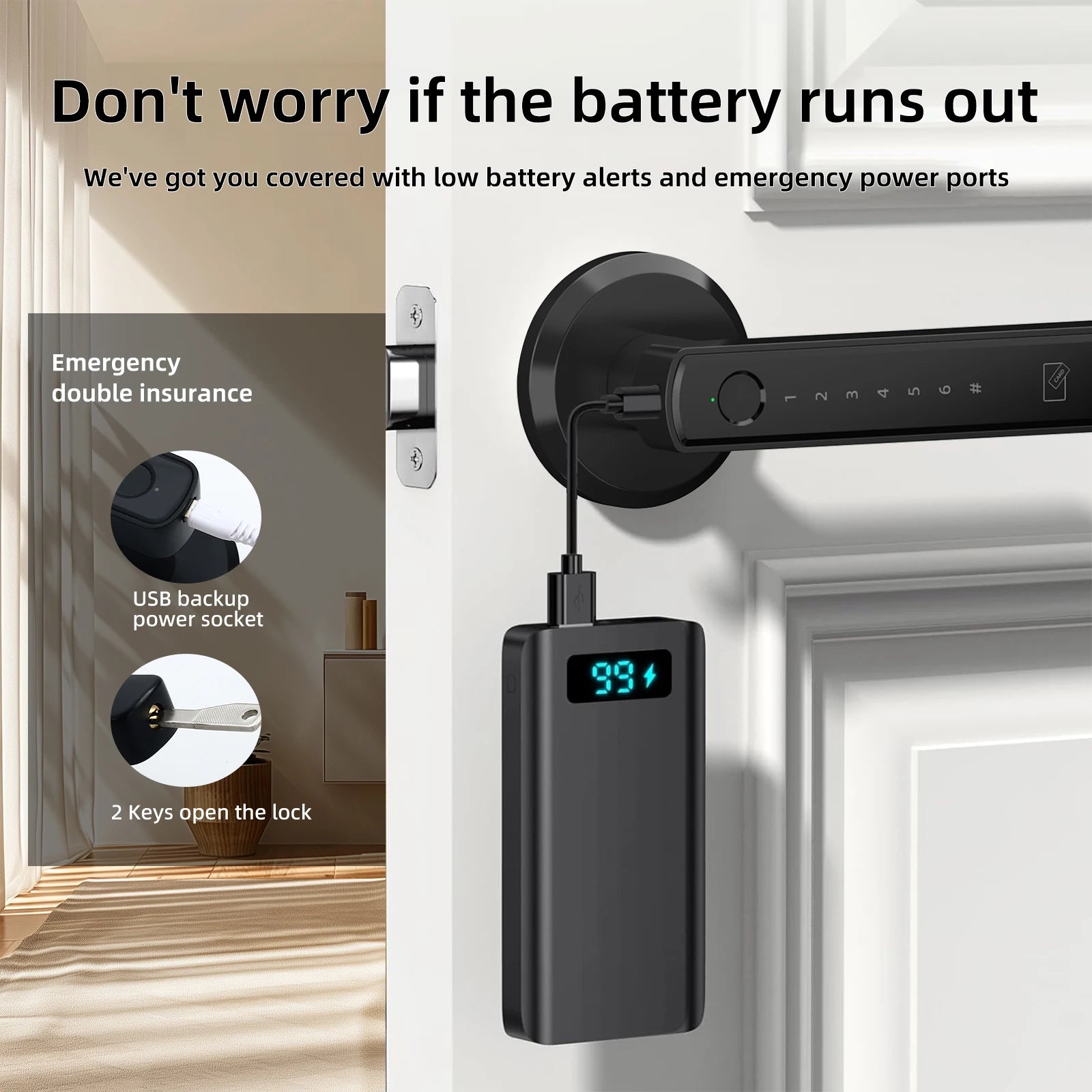 Fingerprint Enabled Door Lock