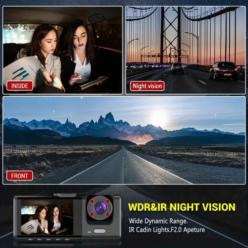 3-Channel Dash Cam Pro