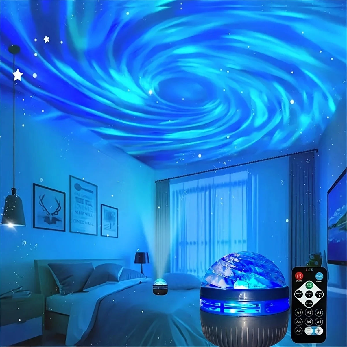 Bring the cosmos to your ceiling - Galaxy Lamp