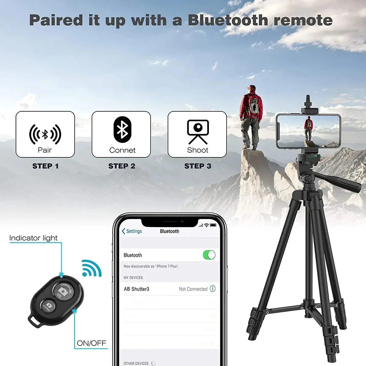 Shoot like a pro! 100cm Tripod