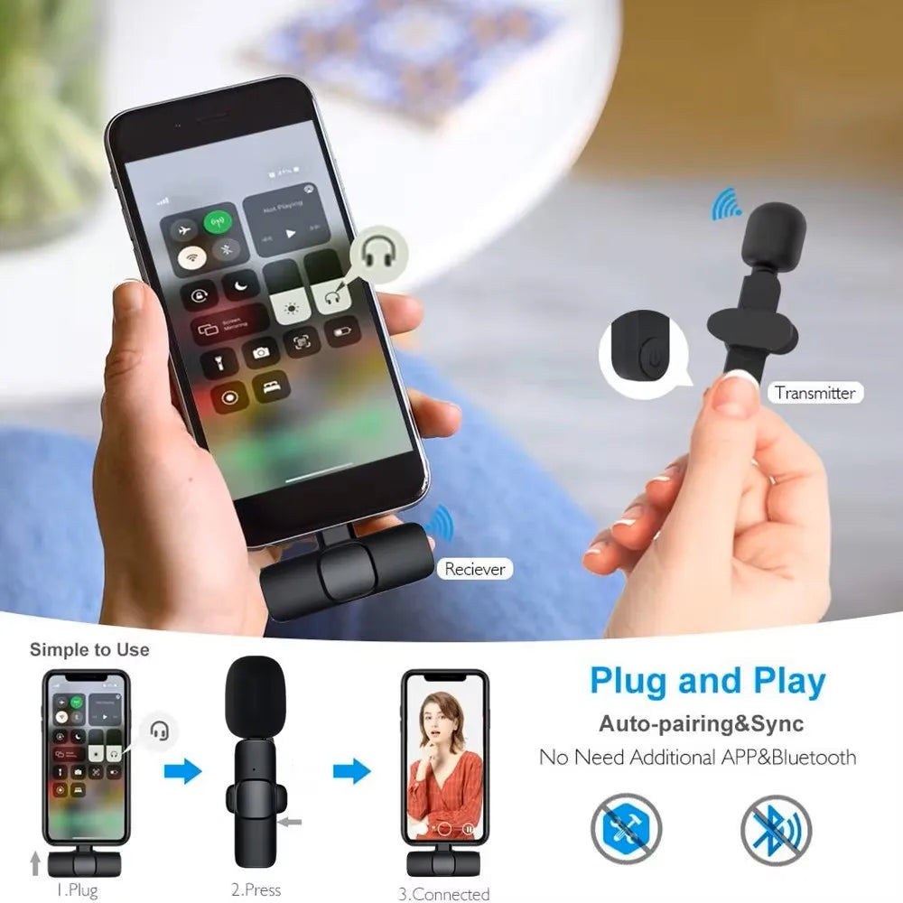 Wirless clip-on Mic