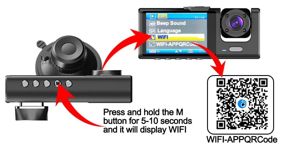 3-Channel Dash Cam Pro