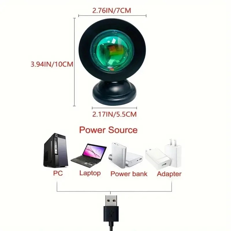 Sunset Projection ambient lighting