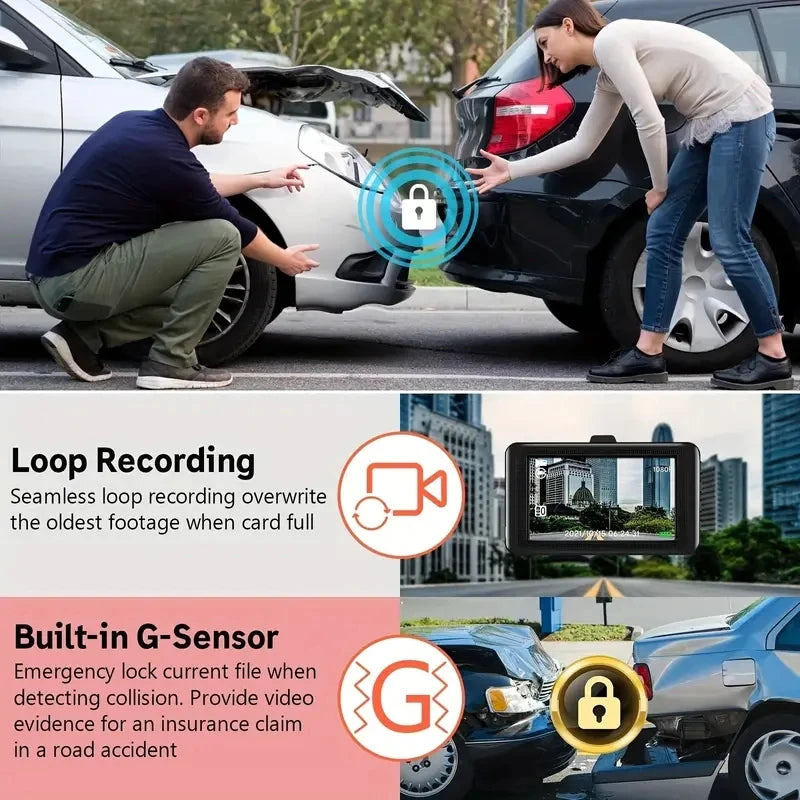 3-Channel Dash Cam Pro